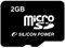 Silicon Power 2GB microSD Memory Card