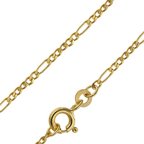 trendor Goldkette 333 Gold für Damen und Herren Figaro Diamantiert 71811 50 cm