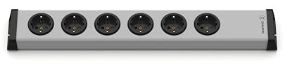 EHMANN 0200x00062300 Steckdosenleiste Universal 6-fach, ohne Kabel, anschließbar