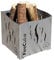 FIAP FireCube Active Stainless - Cube - Feuerkorb - als Feuerstelle oder Grill - für Garten und Terrasse - Corten-Stahl - Edelstahl-Optik