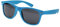 Sonnenbrille Nerdbrille Nerd Retro Look Brille Pilotenbrille Vintage Look - ca. 80 verschiedene Modelle Hell Blau