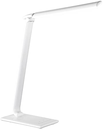 ACTION by WOFI Tischleuchte, 1-flammig Tubac Energieeffizenzklasse A+ mit USB Anschluß stufenlos dim, 846901060000, Weiß