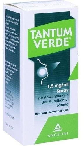 Wabtvkon TANTUM VERDE 1,5 mg/ml Spr.z.Anwend.i.d.Mundhöhle 30 ml