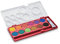Lamy Deckfarbkasten aquaplus red mit 12 Farben - ideal für den Schulunterricht - mit Farbkreis nach Johannes Itten & Deckweiß - Mischfelder im Deckel