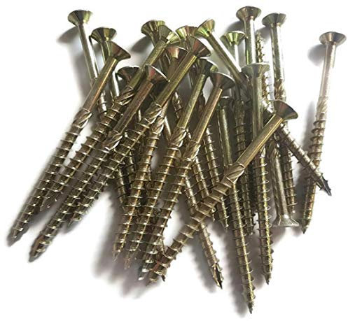 HOLZBAUSCHRAUBEN TORX Schnellbauschrauben Hartholzschraube 8/10mm verzinkt TX40 Fräsrippen Kerbspitze Reibeteil (50, 10x160 mm WKCS10160)