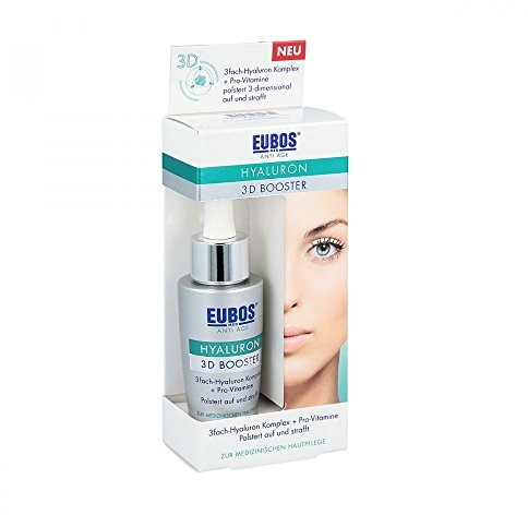 Eubos Hyaluron 3D Booster Spar-Set 2 x 30 ml. 3fach-Hyaluron Komplex + Pro-Vitamine. Polstert auf und strafft.