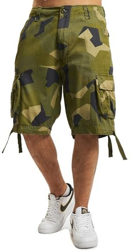 Brandit Herren Urban Legend Shorts Cargos, Swedish Camo M90, 3XL