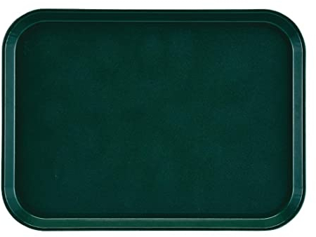 Cambro Epictread DS519 - Bandeja Rectangular Antideslizante de Fibra de Vidrio, Color Verde Oscuro, 41,5 x 30,5 cm