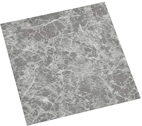 vidaXL 55x PVC-Fliesen Selbstklebend Vinyl-Fliesen Bodenbelag Vinylboden Laminat Dielen Laminatboden Fußboden Fliese Wohnzimmer 5,11m² Betongrau