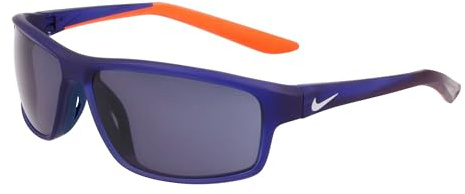 NIKE RABID 22 N IU4880X Sonnenbrille – Sportwickel, 62 mm Objektiv, mattes Blau Void/Blau/Auge