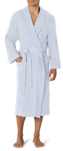 Amazon Essentials Uomo Accappatoio Leggero a Nido d'Ape (Disponibile nelle Taglie Big & Tall)