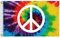 Friedensflagge 150 x 90 cm, Fahne Peace Friedenstaube Flagge, Friedenstaube Garten Fahnen Langlebig Verblassen Beständig,Fahne für Zuhause, Drinnen Und Draußen, Peace and Love Flag