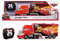 Jada- Camión MCTRUCK con radiocontrol- (3 Canales 2,4 GHz), luz, Sonido, Remolque Desmontable, Puerta de Remolque de Apertura Manual,Escala 1:24, 46cm (203089039)