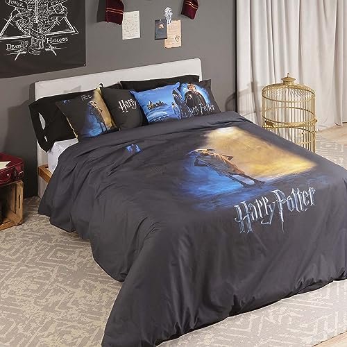 Belum Harry Potter Bettbezug für 90 cm breite Betten, Maße: 155 x 220 cm, Modell: Dobby