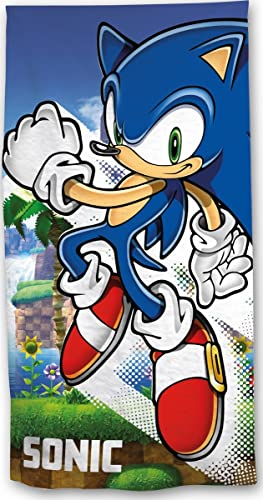 arlis Sonic-Strandtuch oder Badetuch, 70 x 140 cm, aus Baumwolle (Sonic-Handtuch)