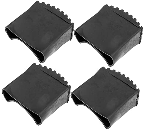 IWOWHERO 4stücke Rutschfeste Leiterfußabdeckung Für Leiterfüße Gummifüße Leiterbeinschutzabdeckung Heimleiterzubehör Bodenpolster Anti-slip-fußkappen Leiterzubehör Für Und Schutz