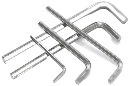 BREAKA 1.5mm ~ 22mm Multifunctional Allen Wrench L-type Nickel Plated Stainless Steel Screwdriver Flat Head Dual-purpose Tool (Size : 14mm)