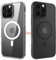 ANEWSIR Cover Magnetica Per iPhone 16 Pro 2 Pezzi (Trasparente + Opaca Nero), Compatibile con Magsafe, Protezione Antiurto, Custodia per iPhone 16 Pro 6.3 pollici.