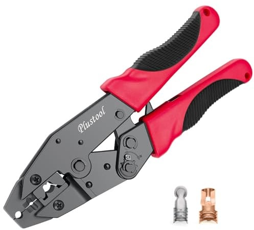 Ignition Wire Spark Plug Crimping Tool 8.5mm Spark Plug Ratchet Crimper Wire Crimper Crimping Pliers Electrical Terminal Crimping Tool