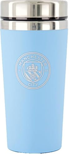 Man City Travel Mug Handless Tea Thermal Cup Merchandise