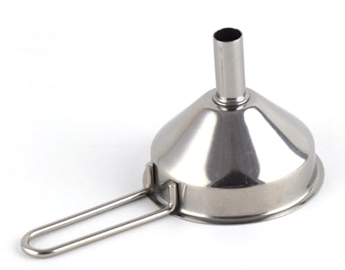 Generisch Schnapsflaschen Trichter - Trichter Küche Edelstahl | Trichter Für Die Küche Aus Metall | Edelstahl Trichter Zum Befüllen Von Flaschen | Trichter Mit Langem Griff | Aufhängbarer Öltrichter