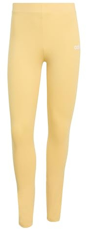 adidas Damen ESSENTIALS LINEAR COTTON LEGGINGS, Semi Ice Tangerine/white, 4XL Tall