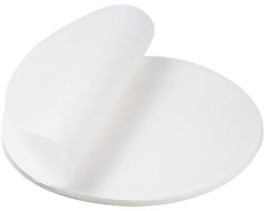 100 Pezzi Carta Forno Rotonda 28cm,Antiaderente Rotonda Carta da Forno Fogli,Fogli di Pergamena per Stampi Pergamena per padelle, Grill, Vapore