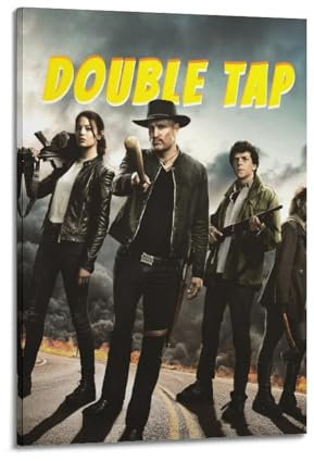 CDSOVNNG Zombieland Poster Poster Decorative Painting Canvas Wall Posters And Art Picture Print Modern Family Bedroom Decor Posters 16x24inch(40x60cm)