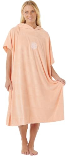 Rip Curl 2025 Frauen Klassisches Surf-Kapuzenhandtuch 00ZWTO - Bright Peach