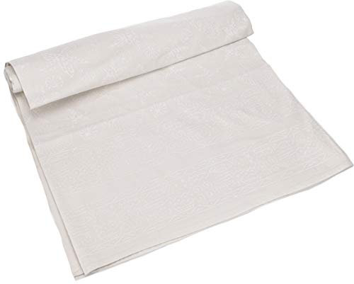 GURU SHOP Blockdruck Tagesdecke, Bett & Sofaüberwurf, Handgearbeiteter Wandbehang, Wandtuch - Design 9, Baumwolle, Size:Double 225x275 cm