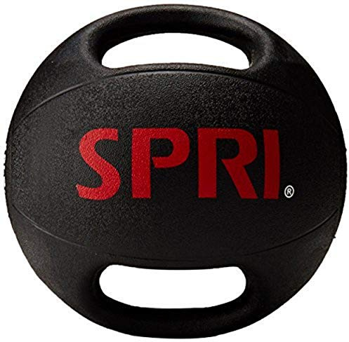 SPRI Dual-Grip Medicine Ball with Handles (4 lb)