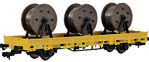 H0 KI NIEDERBORDWAGEN + 3 KABELROLLEN FM