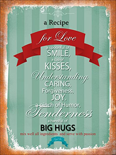 Pro-Art TT083B22 Wandbild Decopanel A Recipe For Love, bunt