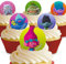 12 x Vorgeschnittene und Essbare Trolls Kuchen Topper (Tortenaufleger, Bedruckte Oblaten, Oblatenaufleger)