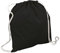 sin4sey 10er Set Baumwollbeutel Turnbeutel Baumwollrucksack Sportbeutel (schwarz)