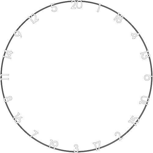 Unicorn-Metall-Nummer-Ring – Hohe Sichtbarkeit der Zahlen – für jede Dartscheibe – Außenring