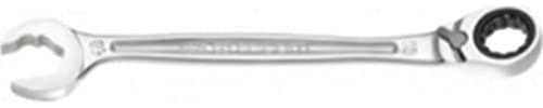 Facom 467BR.14 Ring-Maulschlüssel mit metrischer Ratsche, silberfarben, 14 mm