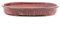 Bonsai - Schale, Waldschale, oval 55 x 42 x 8 cm Kupfer 51114