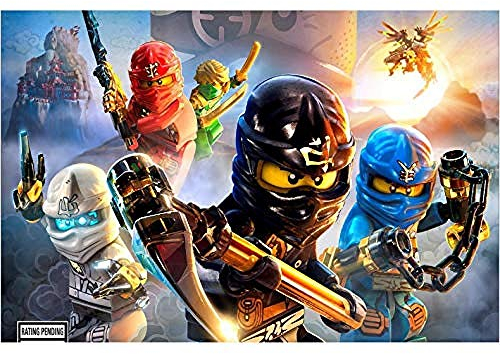 XQWZM Leinwand Stoff Poster Drucken, Spiel Ninjago Schatten Von Ronin Leinwand Malerei Wandkunst Bild, Für Hauptdekoration 50X75 cm Ohne Rahmen