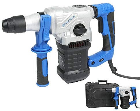 Hammer Impact Drill Demolition Breaker 1500W Electric Multi-use 3 Modes 240V Corded Rotary Hammer Drilling Impact SDS Plus Chuck and Chisel Bits Set with Free Accessories&Case Tools for Concrete Wood