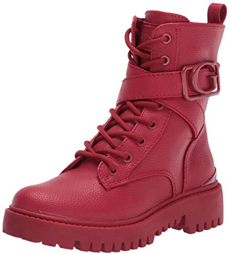 GUESS Gworana, Anfibi Donna, Rosso, 36 EU