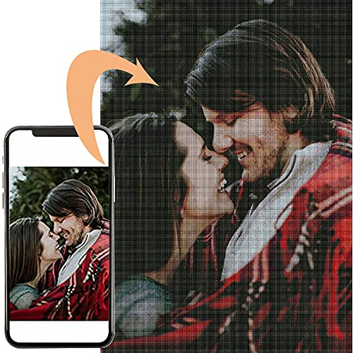LXX 5d Diamant Painting Eigenes Foto, Custom Benutzerdefinierte Diamond Painting Bilder, Design Personalisiert Custom Eigenes Foto, Mosaikherstellung