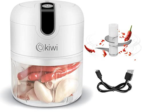 KIWI Kc-8202 Akku-Lebensmittelzerkleiner, weiß