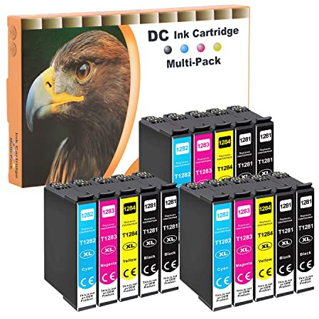 D&C 15x Druckerpatronen kompatibel für Epson T-1285 T-1281 T-1282 T-1283 T-1284 für Epson Stylus Office BX-305 S-22 SX-125 SX-130 SX-230 SX-235 SX-420 SX-425 SX-430 SX-435 SX-438 SX-440 SX-445
