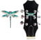 Guitar Hals -griffbrettaufkleber Gitarrenschaltstock -Aufkleber DIY Inlay Sticker Marker Für Akustik Gitarre E -Gitarre