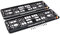 PlatePlus - Number Plate Holder For Car - Performance German System Registration Plate Holder 02 For Car - Car Registration Plate Holders - Chrome Number Plate Surround - Standard Mono