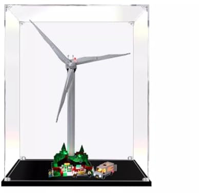 Transparente Acryl-Vitrine für Lego 10268 Windturbinen, staubdicht, transparent, Vitrine (79,8 x 34,8 x 104,9 cm (nur Vitrine) (2 mm)