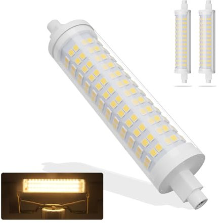 BVCL R7S LED 118mm, warmweiß 3000K 16W nicht dimmbare LED-Lampen R7S 1600LM AC 190-260V, entspricht 160W J118 R7S Halogenlampen