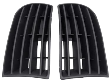 LUOWEINA Auto-Frontstoßstange, Nebelscheinwerfer-Gitter ohne Löcher, Nebelscheinwerfer-Abdeckung, passend for VW Golf 5 MK5 2005–2009 Nebelscheinwerfer-Kühlergrillabdeckung für die vor
