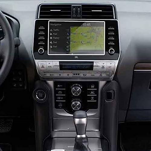 VVBNIN 9 Zoll Kompatibel Mit Toyota Für Land Für Cruiser Für Prado 2020 2021 Autoradio GPS Navigationssteuerung Display Displayschutzfolie Aus Gehärtetem Glas GPS Navi Bildschirmfolie